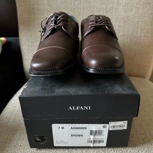Alfani brown Men’s Dress Shoes size 7M